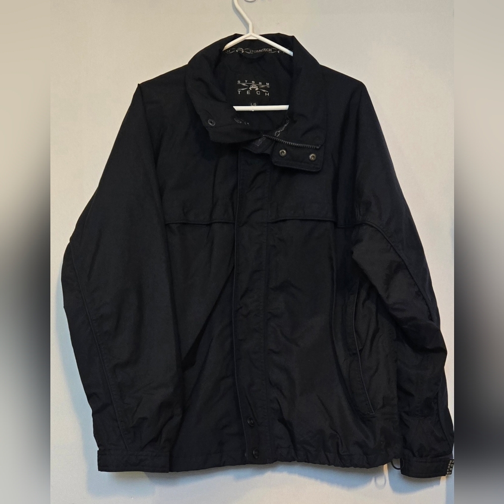 Stormtech Men's Navy Blue H2xtreme Waterproof Breathable Performance Coat LG